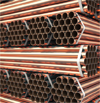 Copper construction materials