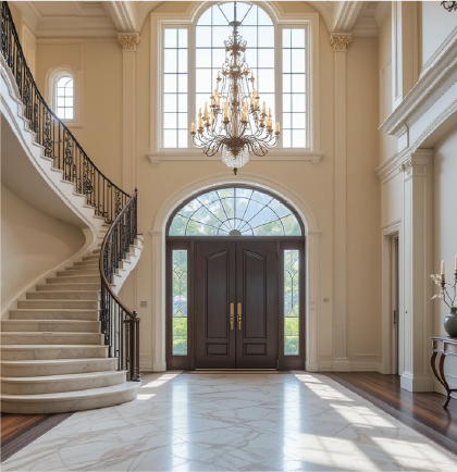 Grand architectural interior